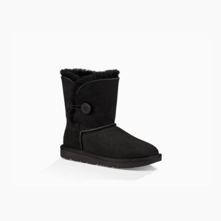 UGG Bailey Button II Black Boots for Kids (AQVJ81796)